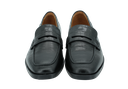 MI/MAI - MOCASSINS EFFET CROCO "LUCIANO" NOIRS
