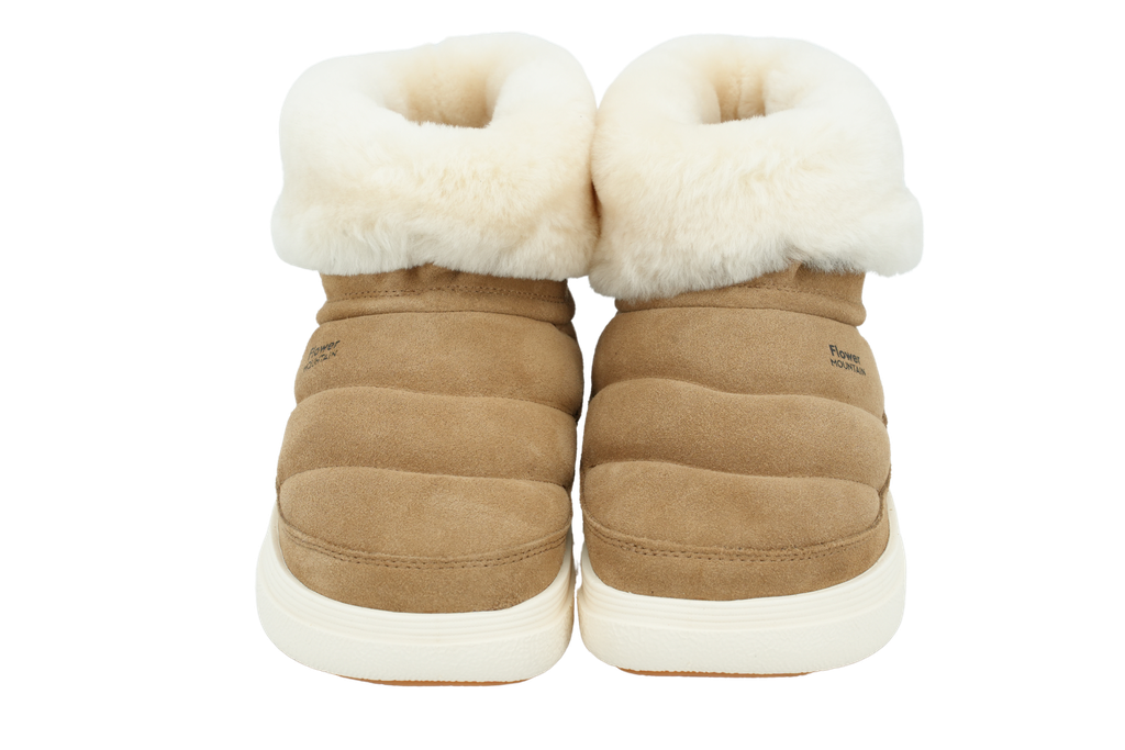 FLOWER MOUNTAIN - BOOTS FOURRÉES "FAMI MID" BEIGE