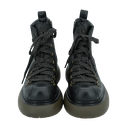 LAURA BELLARIVA - BOOTS NOIRES À SEMELLES KAKI