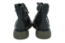 LAURA BELLARIVA - BOOTS NOIRES À SEMELLES KAKI