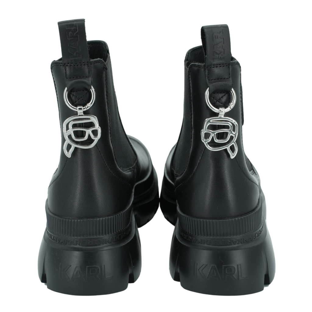 KARL LAGERFELD - BOOTS CHELSEA "TREKKA MAX" NOIRES
