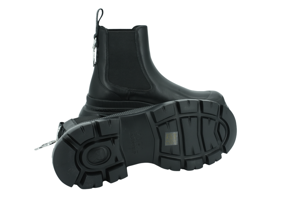 KARL LAGERFELD - BOOTS CHELSEA "TREKKA MAX" NOIRES