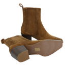MI/MAI - BOTTINES CHELSEA EN DAIM MARRON "JANE II" BRUNES