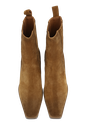 MI/MAI - BOTTINES CHELSEA EN DAIM MARRON "JANE II" BRUNES