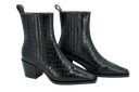 MI/MAI - BOTTINES CHELSEA "JANE II" NOIRES CROCOS