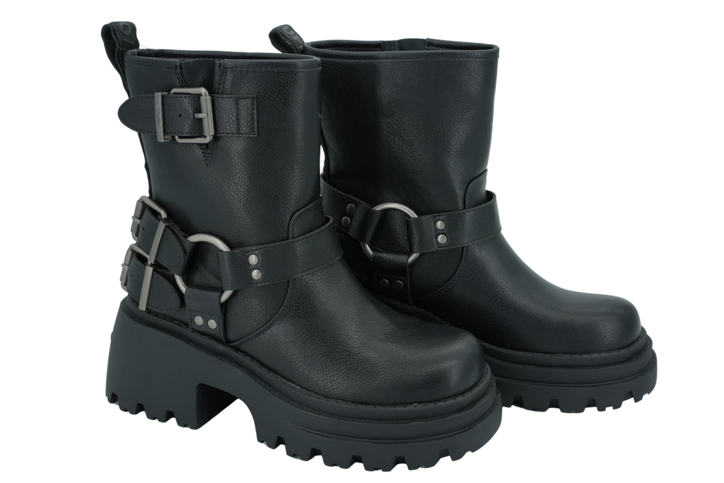 BUFFALO - BOOTS BIKER NOIR
