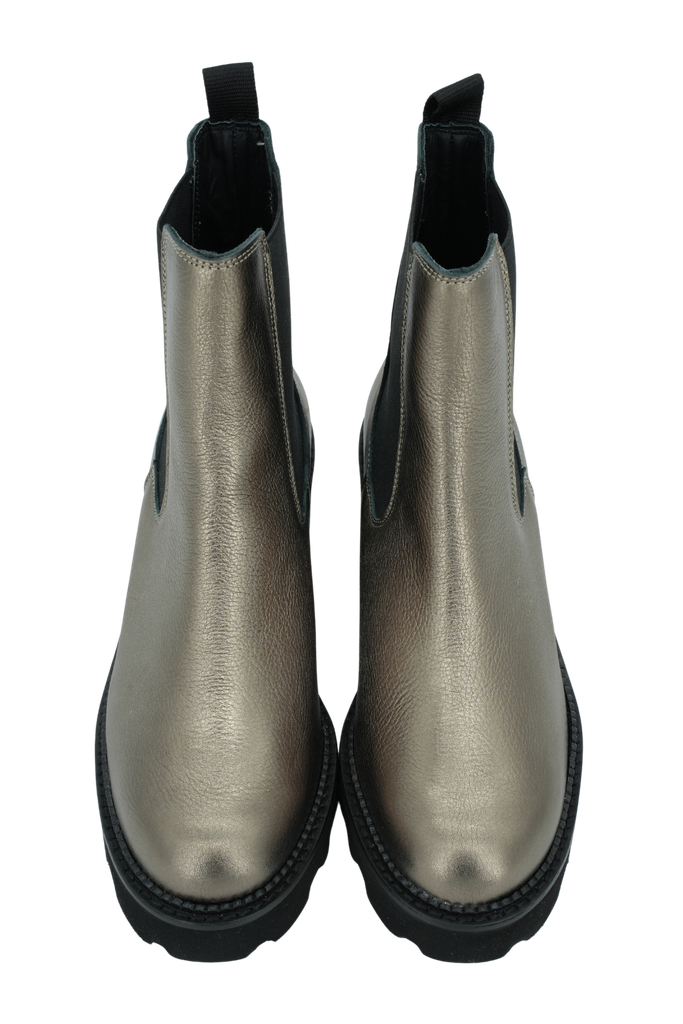 CTWLK - BOOTS CHELSEA MÉTALLIQUE BRONZE