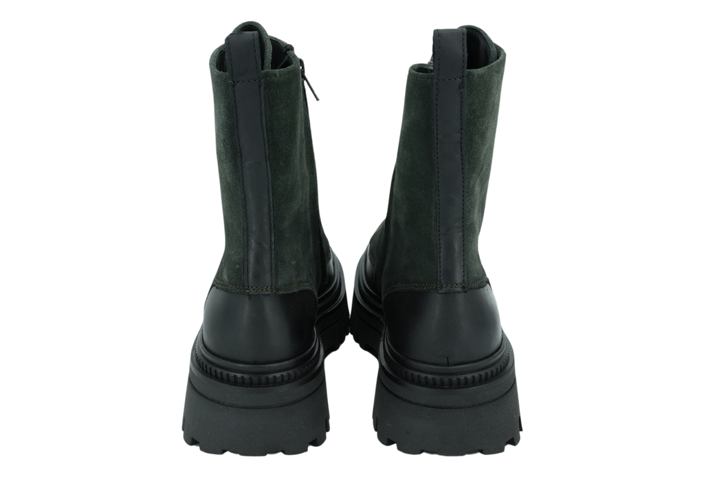ELVIO ZANON - BOOTS NOIRES ET VERTES