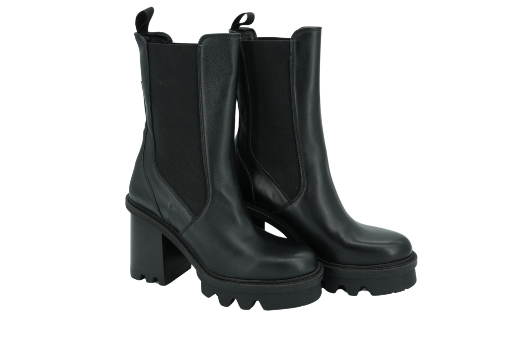 GIANNI RENZI - BOTTINES NOIRES À TALONS