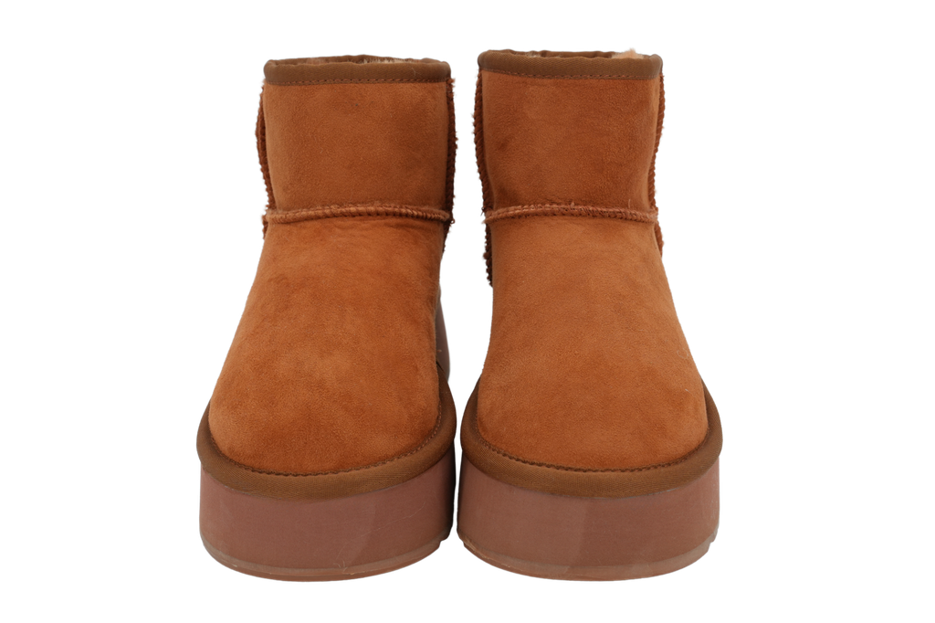 HOOR - BOOTS FOURRÉES OCRES HAUTES