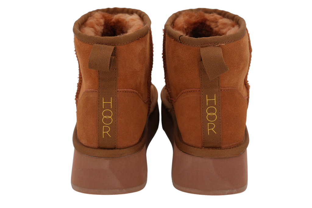 HOOR - BOOTS FOURRÉES OCRES HAUTES