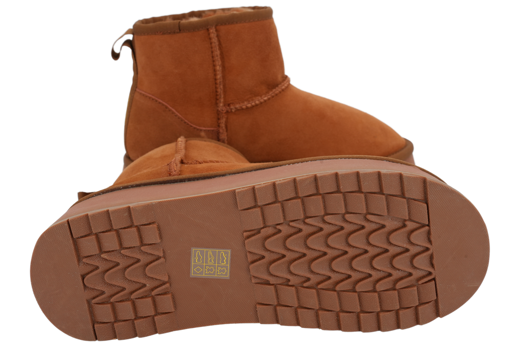 HOOR - BOOTS FOURRÉES OCRES HAUTES