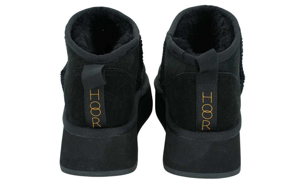 HOOR - BOOTS FOURRÉES NOIRES COURTES