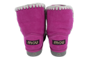 MOU - BOOTS FOURRÉES ROSE FLUO POUR ENFANT