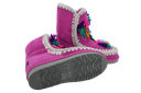 MOU - BOOTS FOURRÉES ROSE FLUO POUR ENFANT
