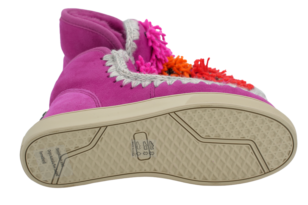 MOU - Sneaker # 09 wool flowers and rhinestones