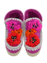 MOU - Sneaker # 09 wool flowers and rhinestones