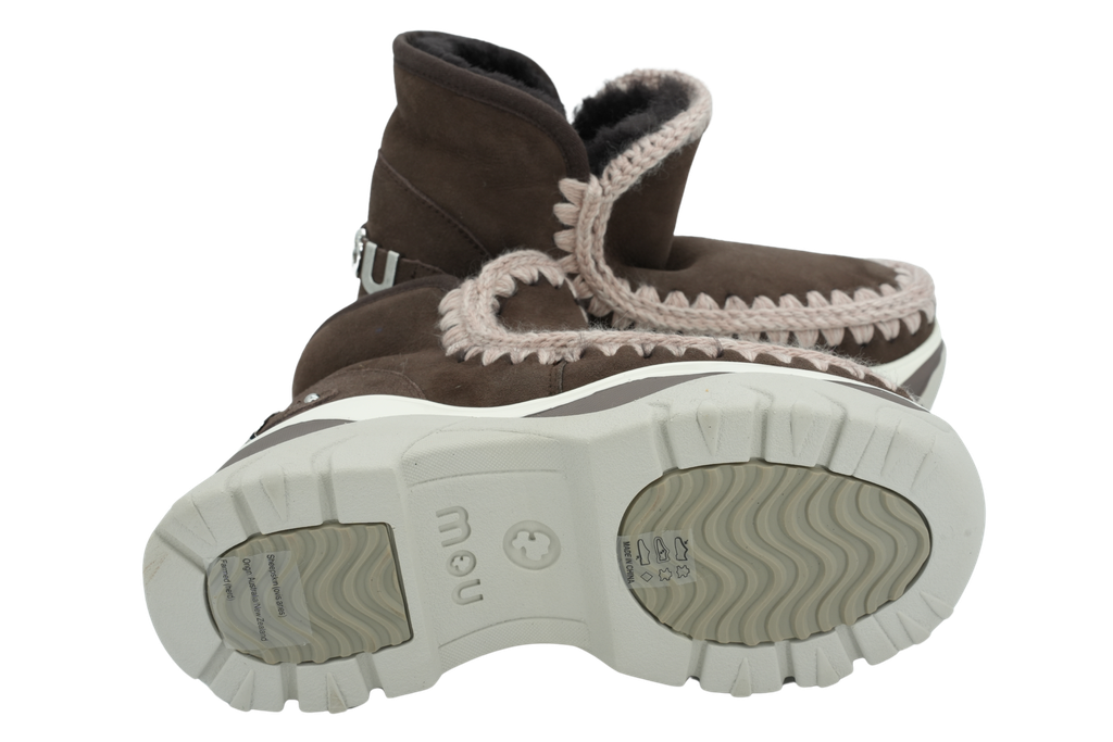 MOU - BOOTS FOURRÉES "CHUNKY ESKIMO" BRUNES