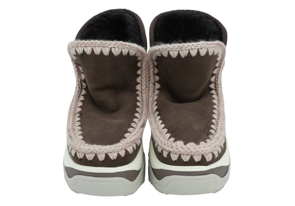 MOU - BOOTS FOURRÉES "CHUNKY ESKIMO" BRUNES