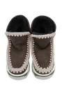 MOU - BOOTS FOURRÉES "CHUNKY ESKIMO" BRUNES