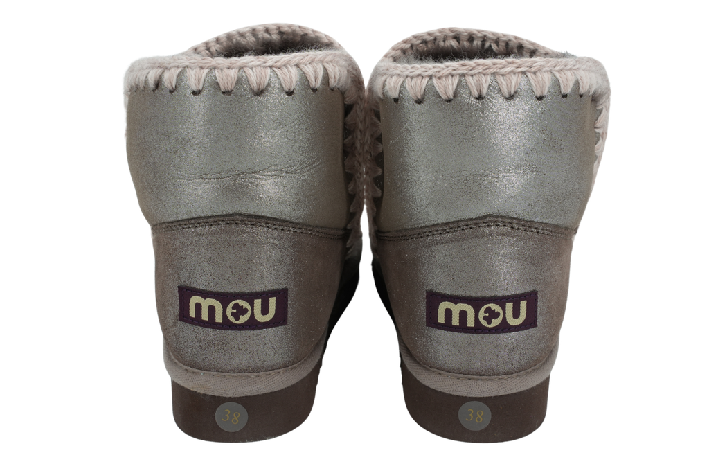MOU - BOOTS FOURRÉES "ESKIMO 18" MÉTALLIQUE BRONZE
