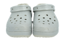 CROCS - SABOTS FOURRÉS ARGENTÉES À PAILLETTES