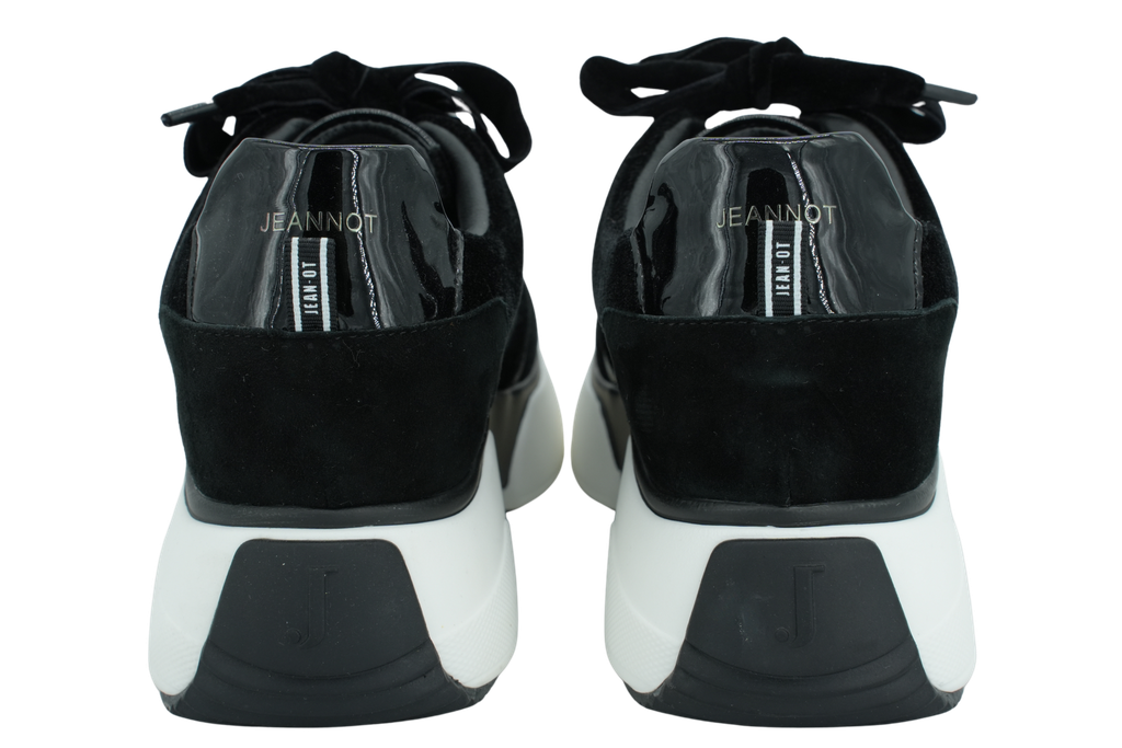 JEANNOT - BASKETS NOIRES VELOUR