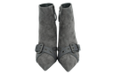 JEANNOT - BOOTS À TALONS GRIS SOURIS