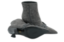 JEANNOT - BOOTS À TALONS GRIS SOURIS