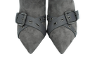JEANNOT - BOOTS À TALONS GRIS SOURIS