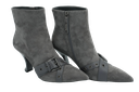 JEANNOT - BOOTS À TALONS GRIS SOURIS