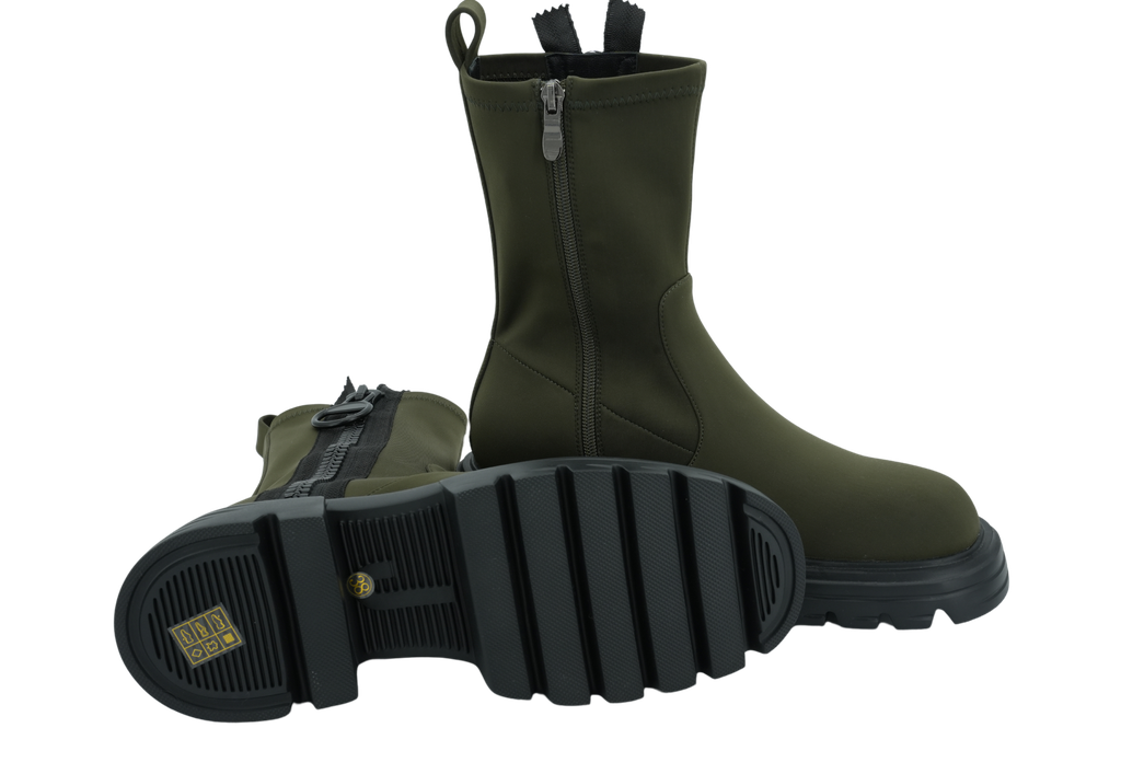 JEANNOT - BOOTS BIKER KAKI