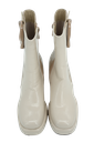 NOA HARMON - BOTTINES À TALONS BEIGES