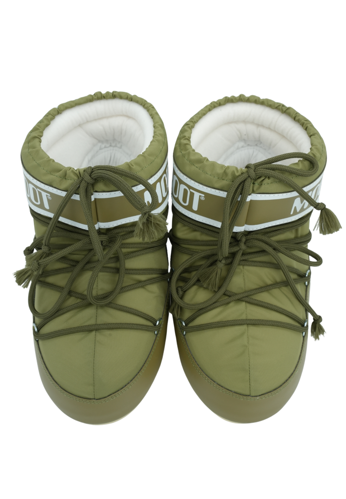 MOON BOOT - BOTTES ICON LOW EN NYLON KAKI