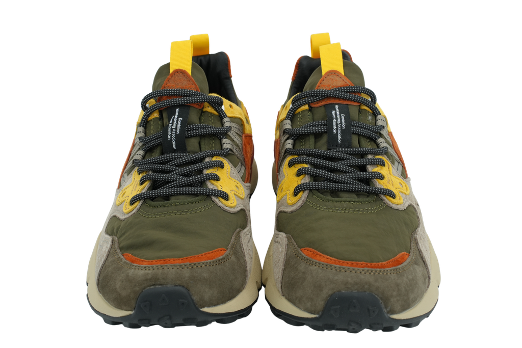 FLOWER MOUNTAIN - YAMANO 3 SUEDE/NYLON GREY-YELLOW
