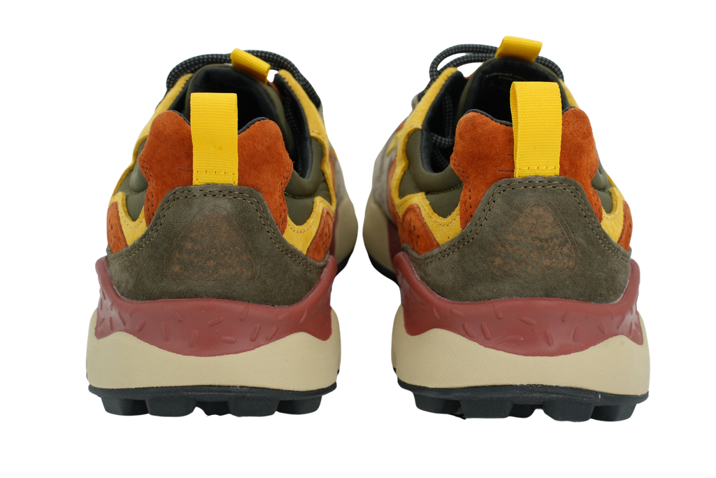 FLOWER MOUNTAIN - YAMANO 3 SUEDE/NYLON GREY-YELLOW