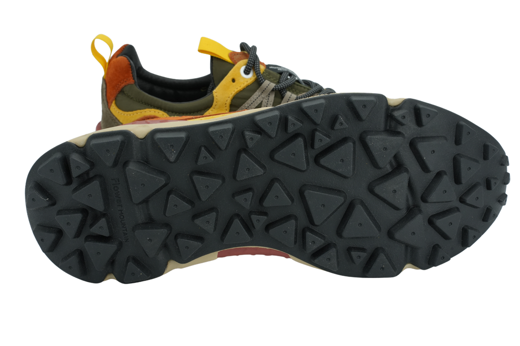 FLOWER MOUNTAIN - YAMANO 3 SUEDE/NYLON GREY-YELLOW