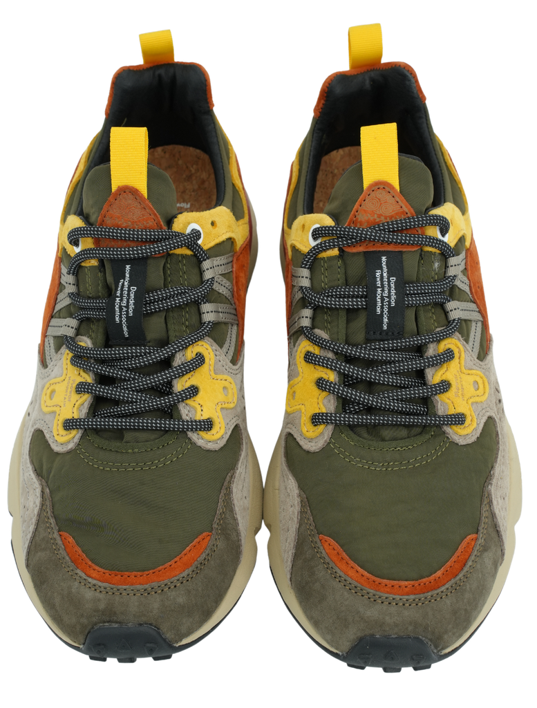 FLOWER MOUNTAIN - YAMANO 3 SUEDE/NYLON GREY-YELLOW