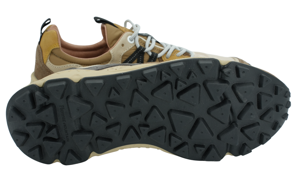 FLOWER MOUNTAIN - YAMANO 3 SUEDE/NYLON RIPSTOP BEIGE-BROWN