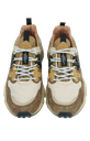 FLOWER MOUNTAIN - YAMANO 3 SUEDE/NYLON RIPSTOP BEIGE-BROWN