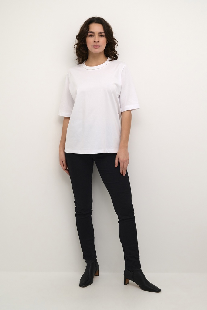 KAFFE - T-SHIRT "KAIVANA" BLANC