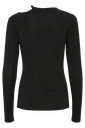 KAFFE - BLOUSE "KAMERIKKA" NOIRE À PAILLETTES