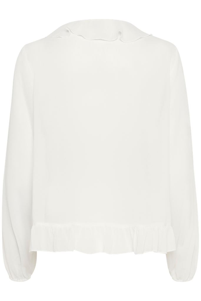 KAFFE - BLOUSE "KANINNA" BLANCHE