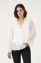 KAFFE - BLOUSE "KANINNA" BLANCHE