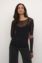 KAFFE - T-SHIRT "KADORIANA" NOIR