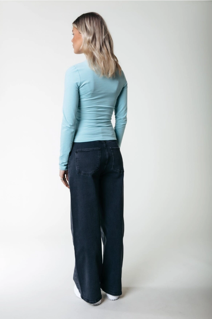 COLOURFUL REBEL - JEANS "GAIAS" GRIS FONCÉ