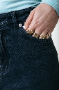 COLOURFUL REBEL - JEANS "GAIAS" GRIS FONCÉ