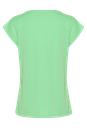 KAFFE - T-SHIRT "KALISE" VERT FLUO