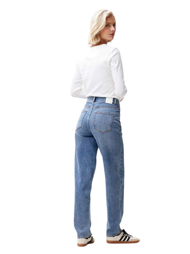 CATWALK JUNKIE - T-SHIRT LONGUES MANCHES CÔTELÉ BLANC