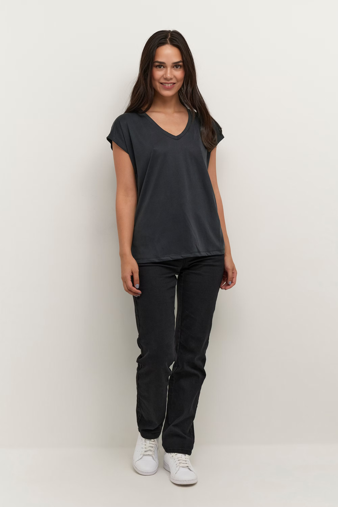 KAFFE - T-SHIRT "KALISE" NOIR